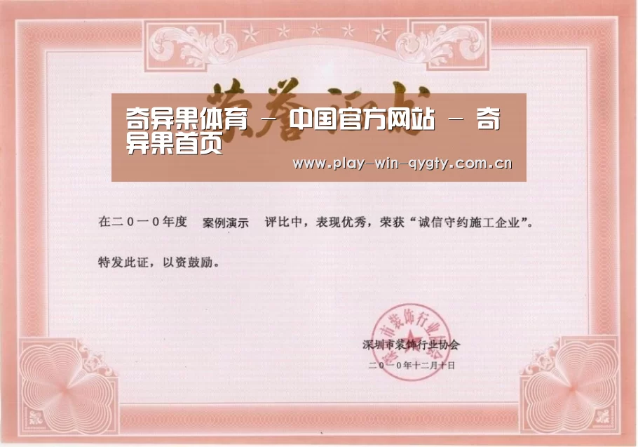 荣誉证书二